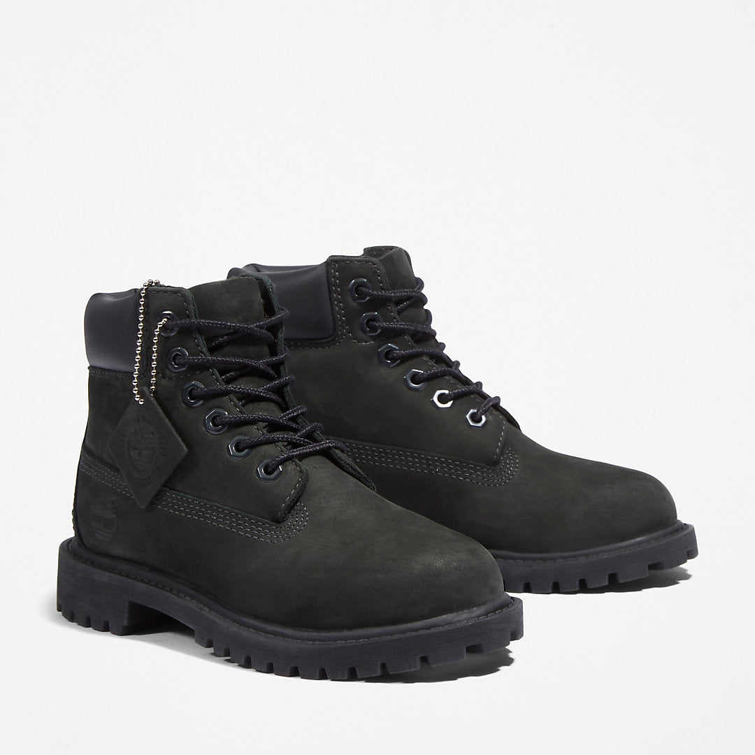 Timberland® Premium 6 Inch Boot for Youth in Black Timberland US