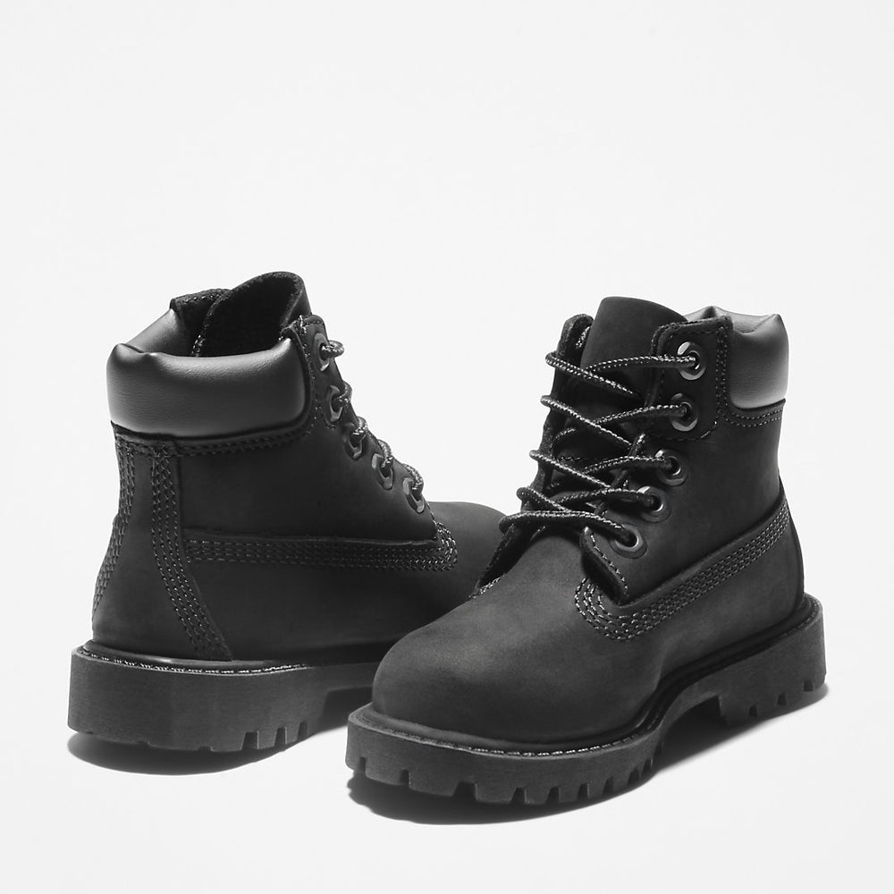 Premium 6 Inch Boot for Toddler in Black Timberland Discount
