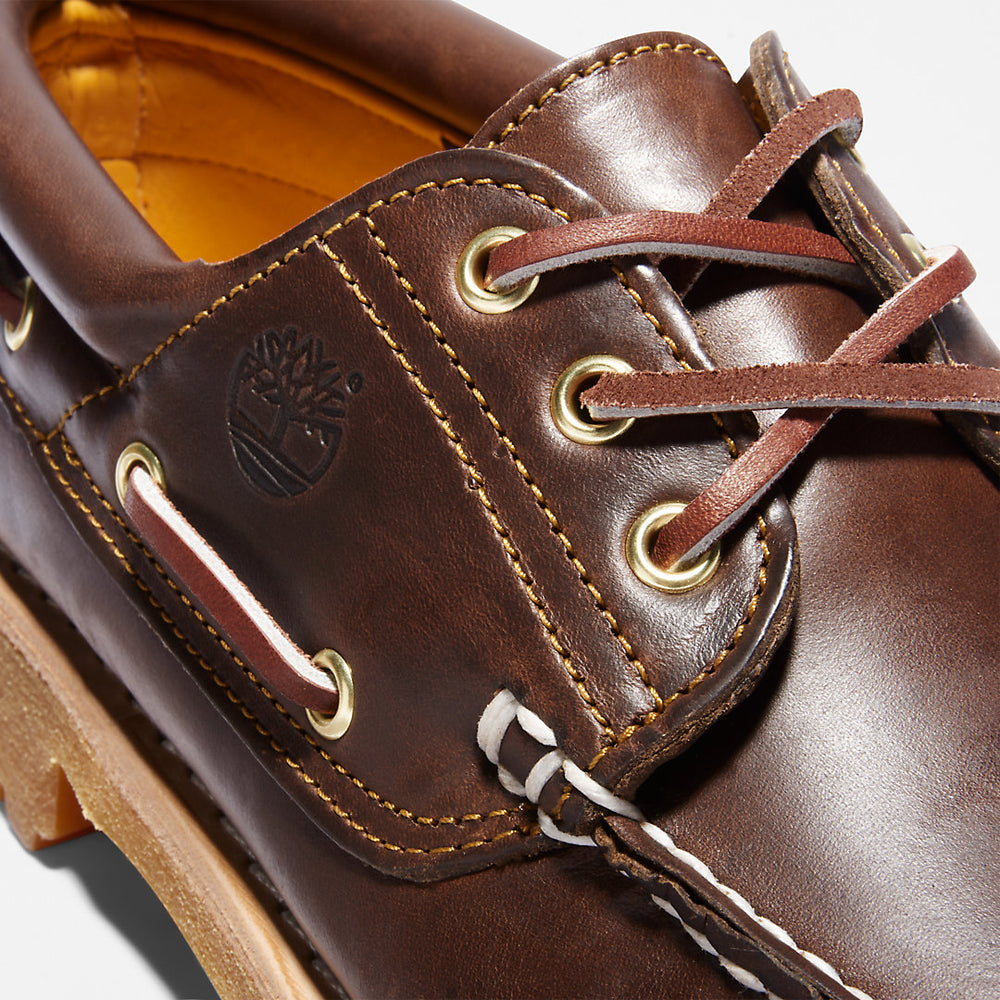 Timberland® Authentic 3-Eye Boat Shoe for Men in Brown Timberland Online