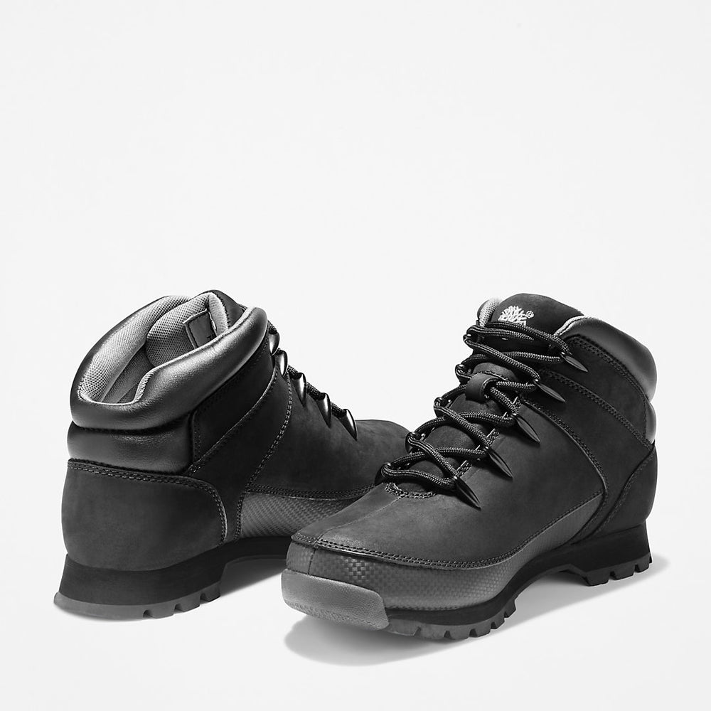 Euro Sprint Mid Hiker for Men in Black Timberland US