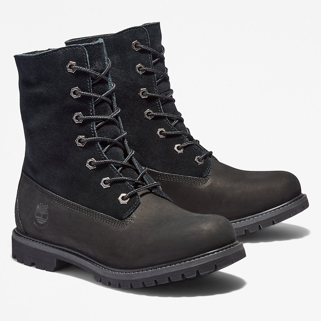 Timberland® Authentic Fold-over Boot for Women in Black Timberland On Sale