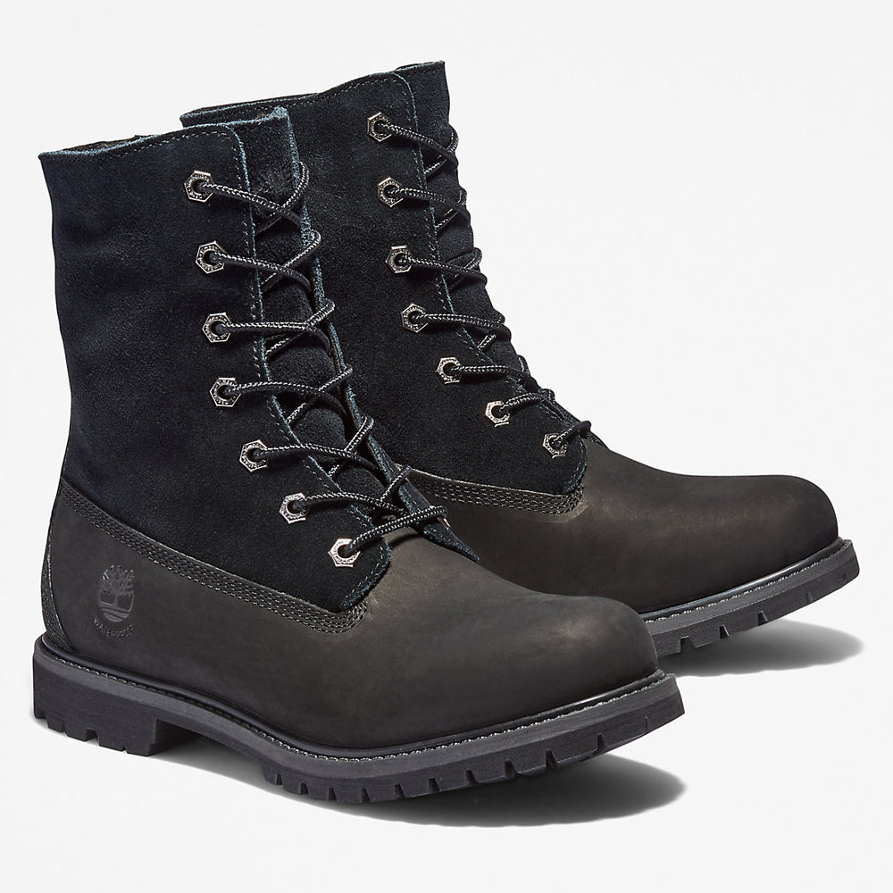 Timberland® Authentic Fold-over Boot for Women in Black Timberland On Sale