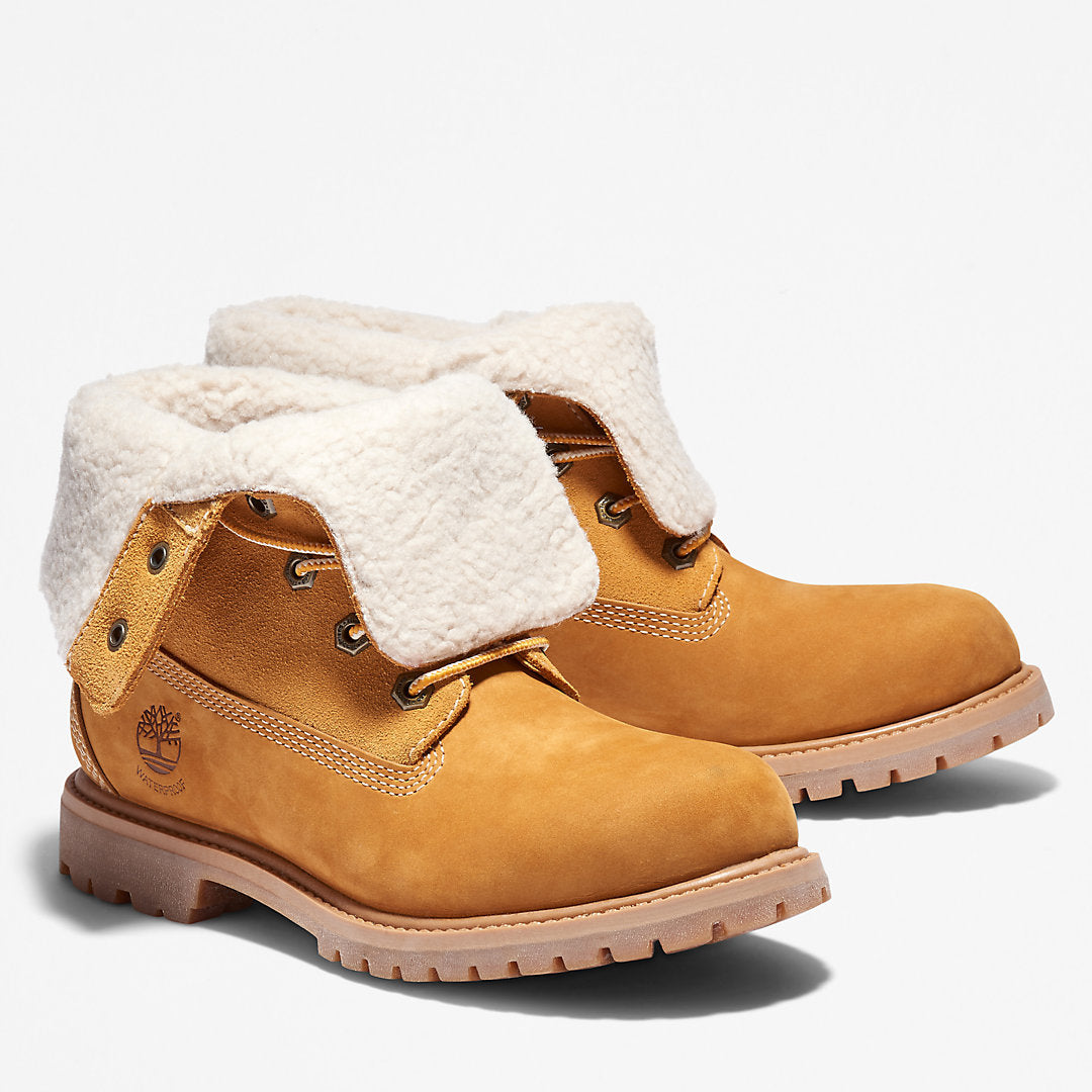 Timberland® Authentic Fold-over Boot for Women in Yellow Timberland US