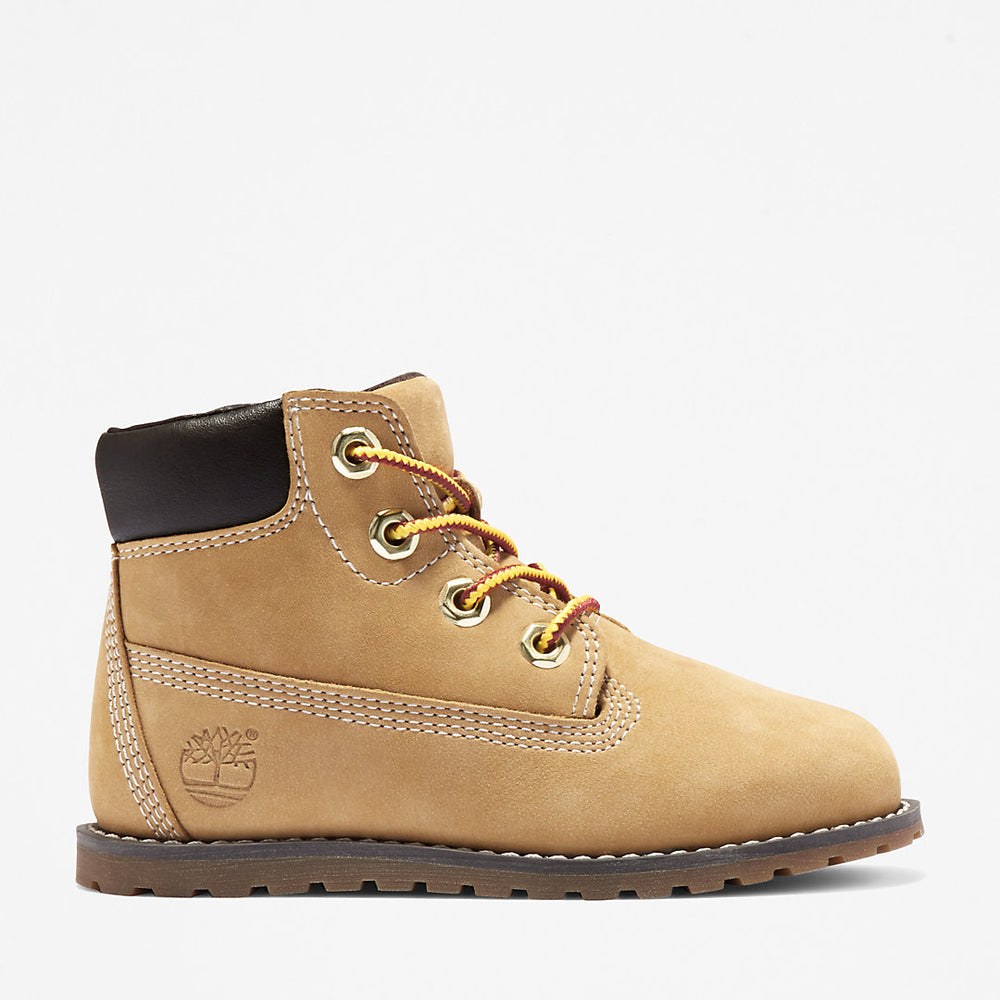 Pokey Pine 6 Inch Boot for Toddler in Yellow Timberland On Sale
