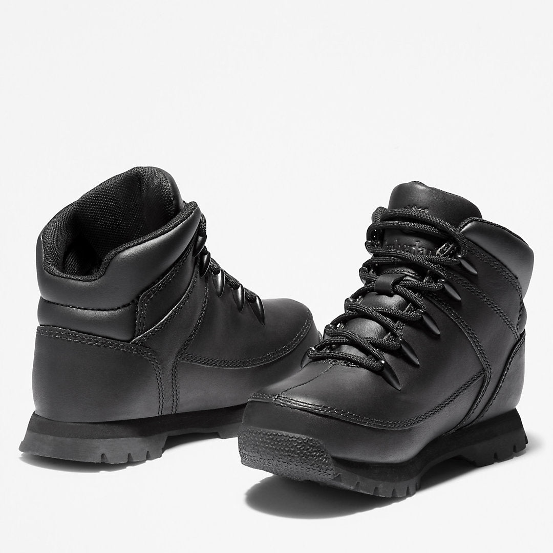 Euro Sprint Mid Hiker for Youth in Black Timberland Discount