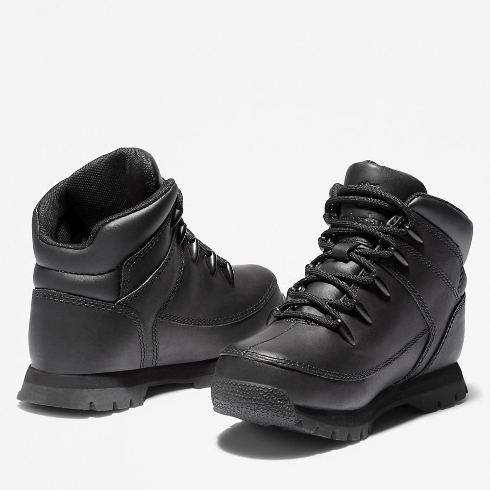 Euro Sprint Mid Hiker for Youth in Black Timberland Discount
