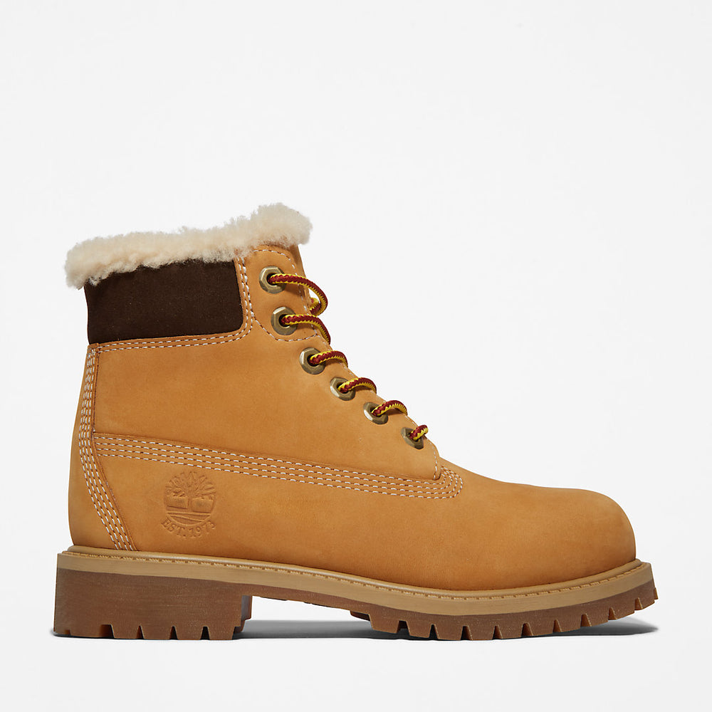 Timberland® Premium 6 Inch Winter Boot for Youth in Yellow Timberland Sale