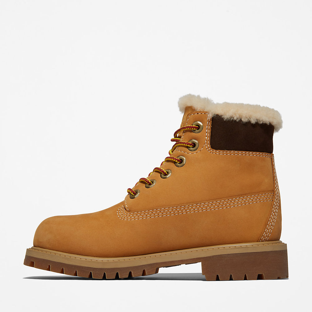 Timberland® Premium 6 Inch Winter Boot for Youth in Yellow Timberland Sale