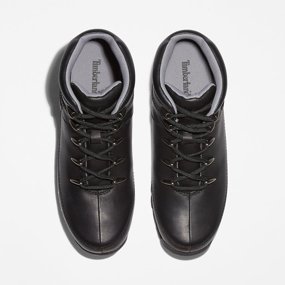 Euro Sprint Hiker for Men in Black Full-grain Timberland Outlet