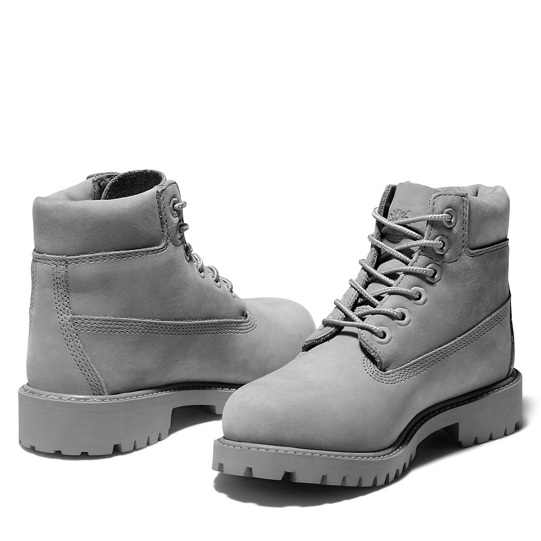 6 Inch Premium Boot for Youth in Grey Timberland For Sale
