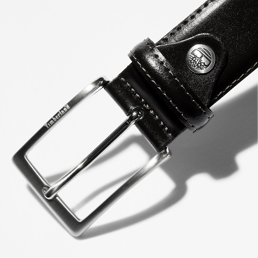 Classic Squared Buckle Beltfor Men in Black Timberland US