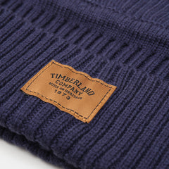 Gulf Beach Ribbed Beanie for Men in Navy Timberland Outlet