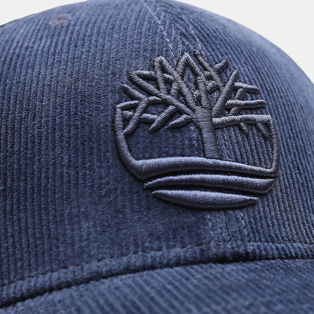 Cotton Corduroy 6-panel Cap for Men in Blue Timberland US