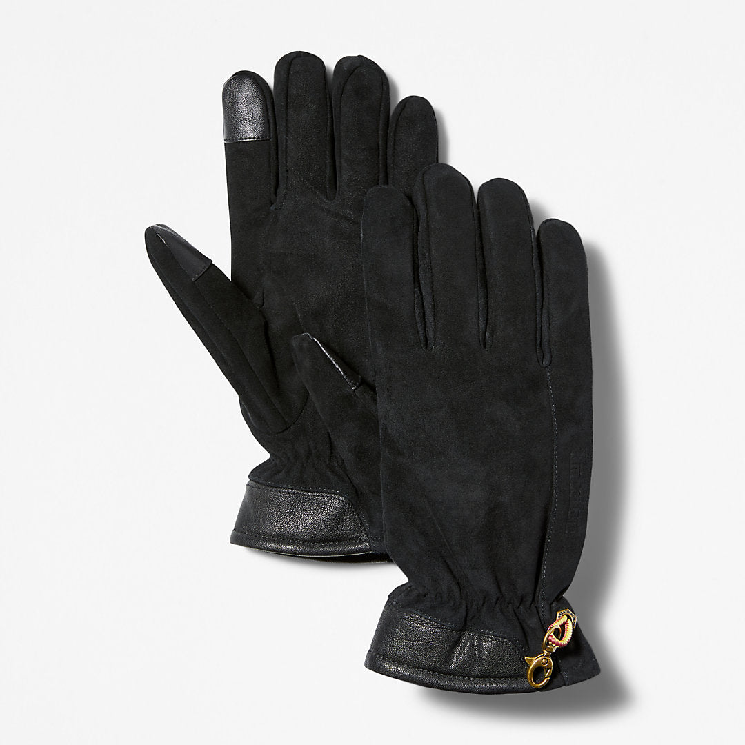 Winter Hill Leather Gloves for Men in Black Timberland For Sale