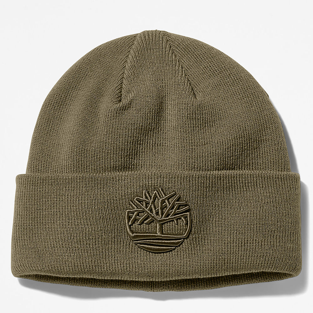 Newington Embroidered Beanie for Men in Dark Green Timberland US