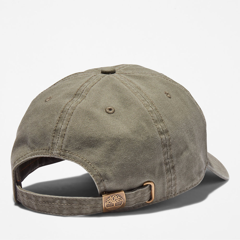 Cooper Hill Cotton Canvas Baseball Cap for Men in Green Timberland Online