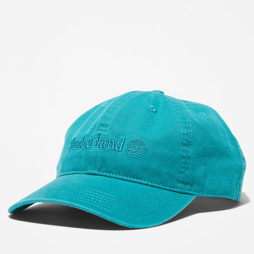 Cooper Hill Cotton Canvas Baseball Cap for Men in Teal Timberland Discount