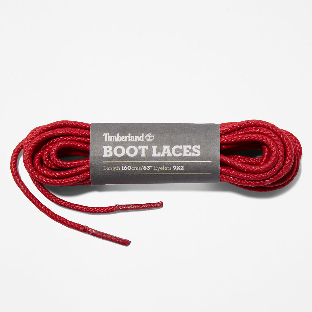 160cm/64'' Replacement Boot Laces in Red Timberland US