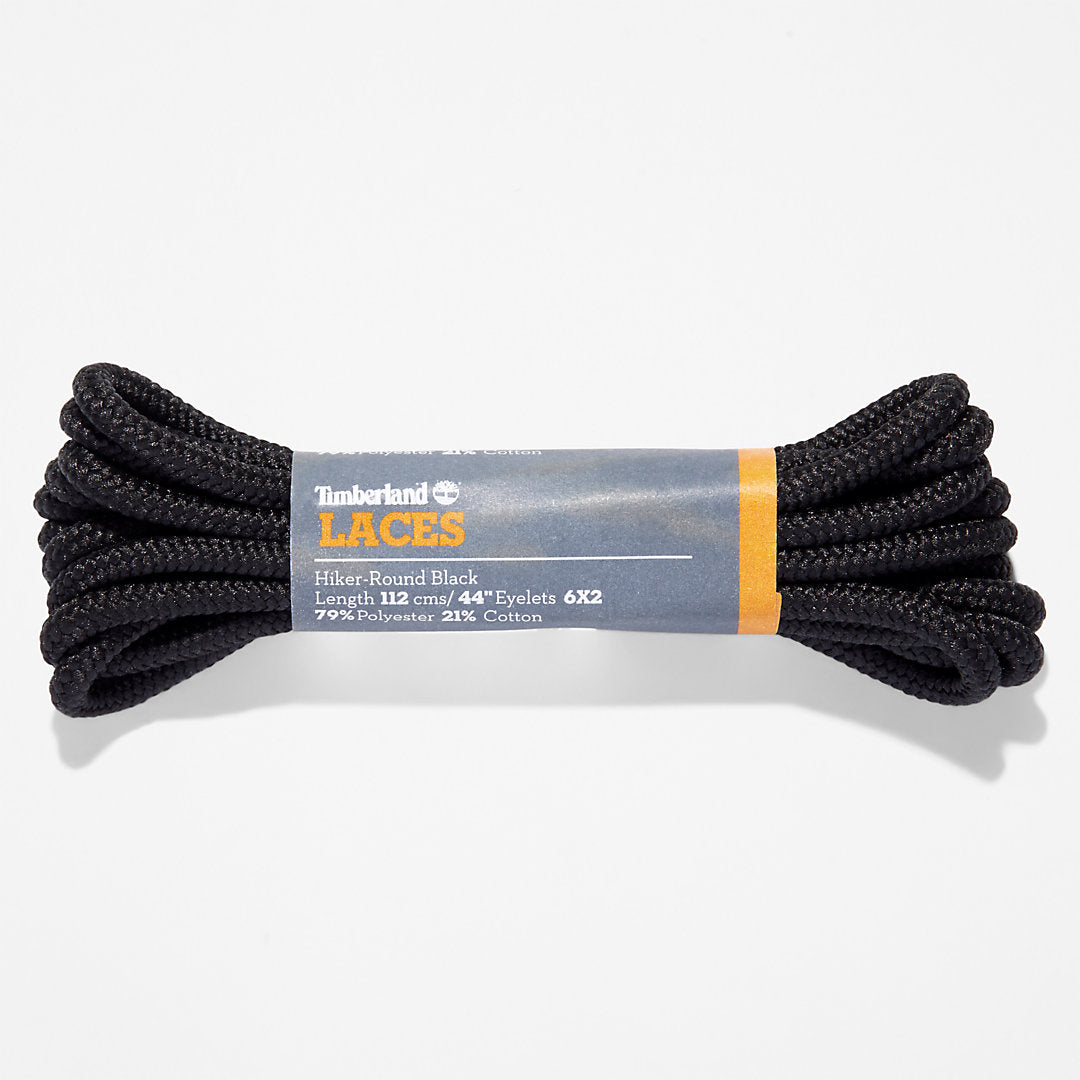 112cm/44" Hiker Round Laces in Black Timberland On Sale