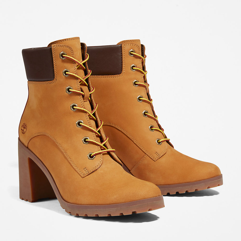 Allington 6 Inch Lace-Up Boot for Women in Yellow Timberland For Sale