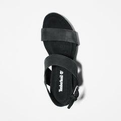 Capri Sunset Wedge Sandal for Women in Black Timberland Online