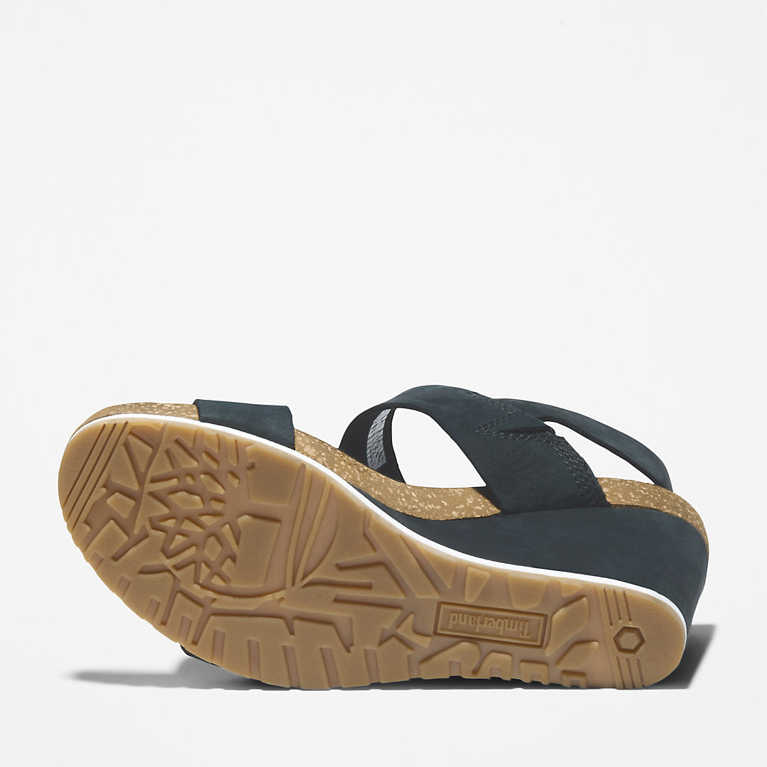 Capri Sunset Wedge Sandal for Women in Black Timberland Online