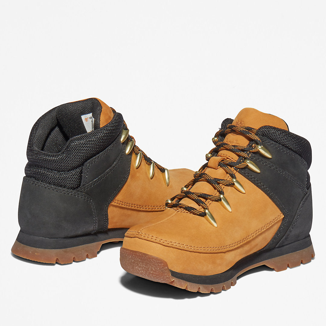Euro Sprint Mid Hiker for Youth in Yellow/Black Timberland Outlet