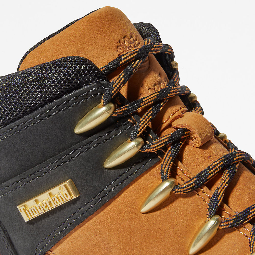 Euro Sprint Mid Hiker for Youth in Yellow/Black Timberland Outlet