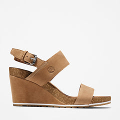 Capri Sunset Wedge Sandal for Women in Brown Timberland Discount