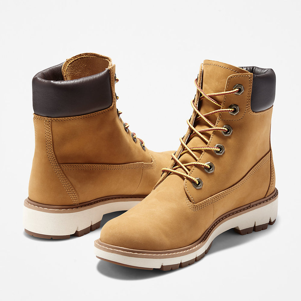 Lucia Way 6 Inch Boot for Women in Yellow Timberland For Sale