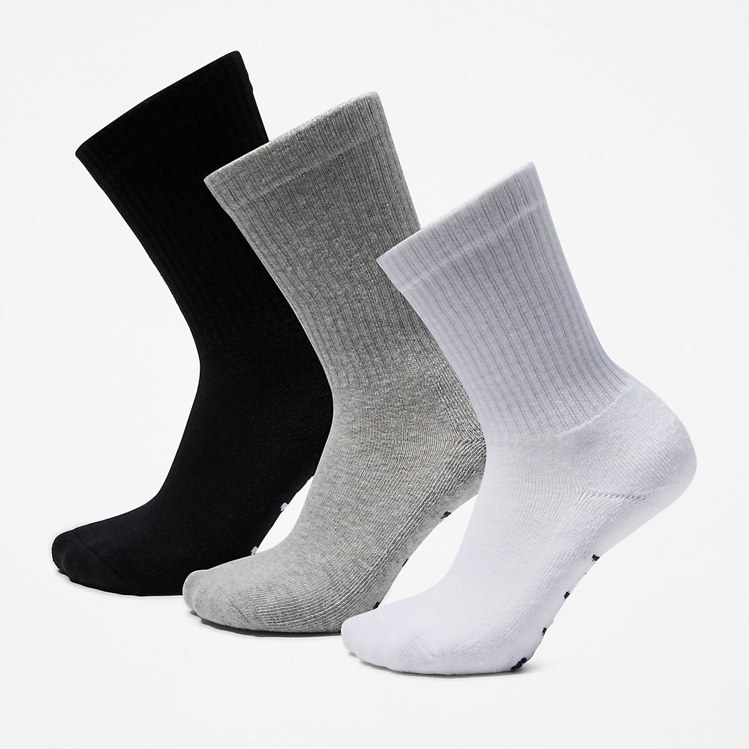 Stratham 3-Pack Sport Crew Socks for Men in Multi-coloured Timberland Sale