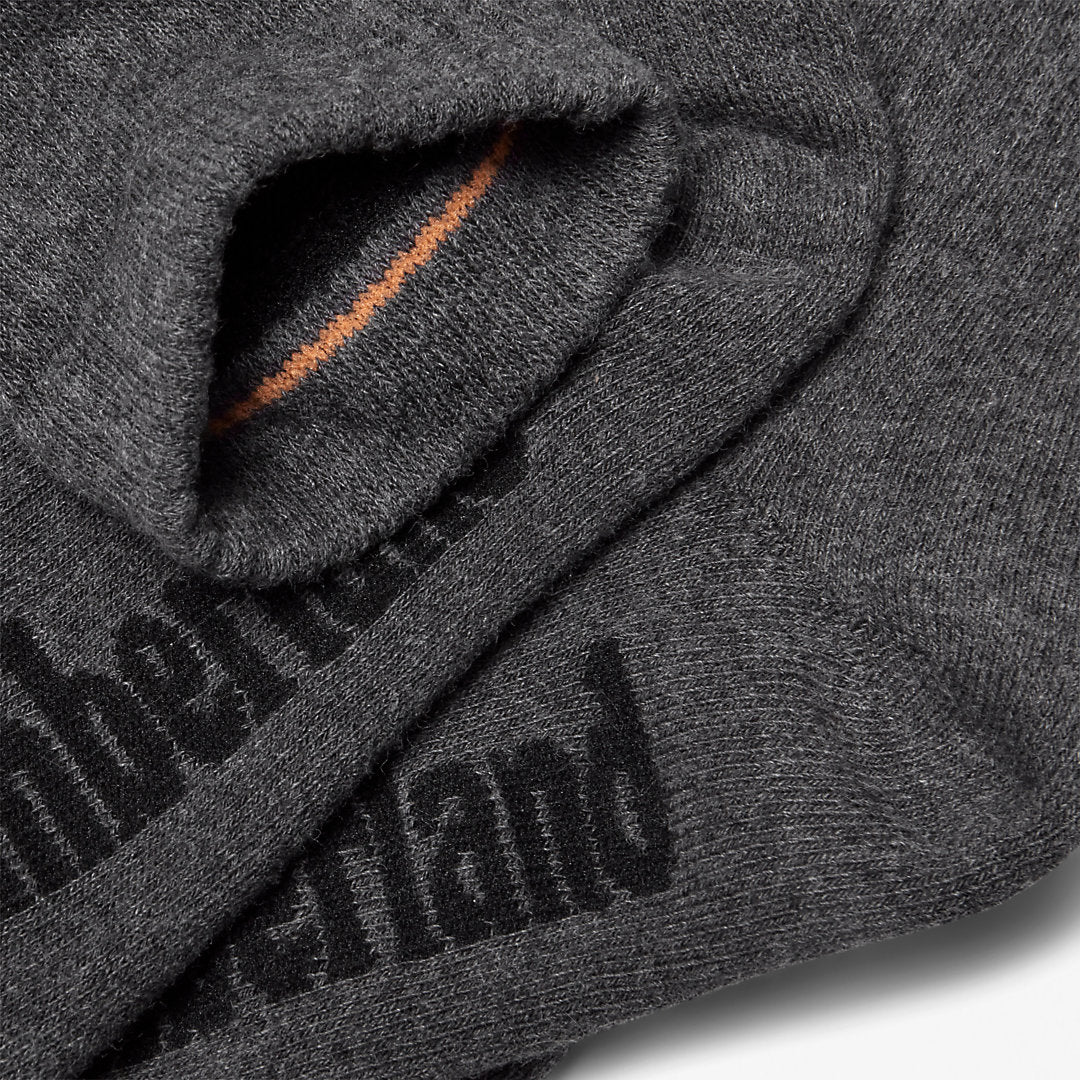 Stratham 3-Pack Crew Sport Socks for Men in Dark Grey Timberland Outlet