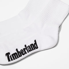 Stratham 3-Pack Quarter-length Sport Socks for Men in White Timberland On Sale