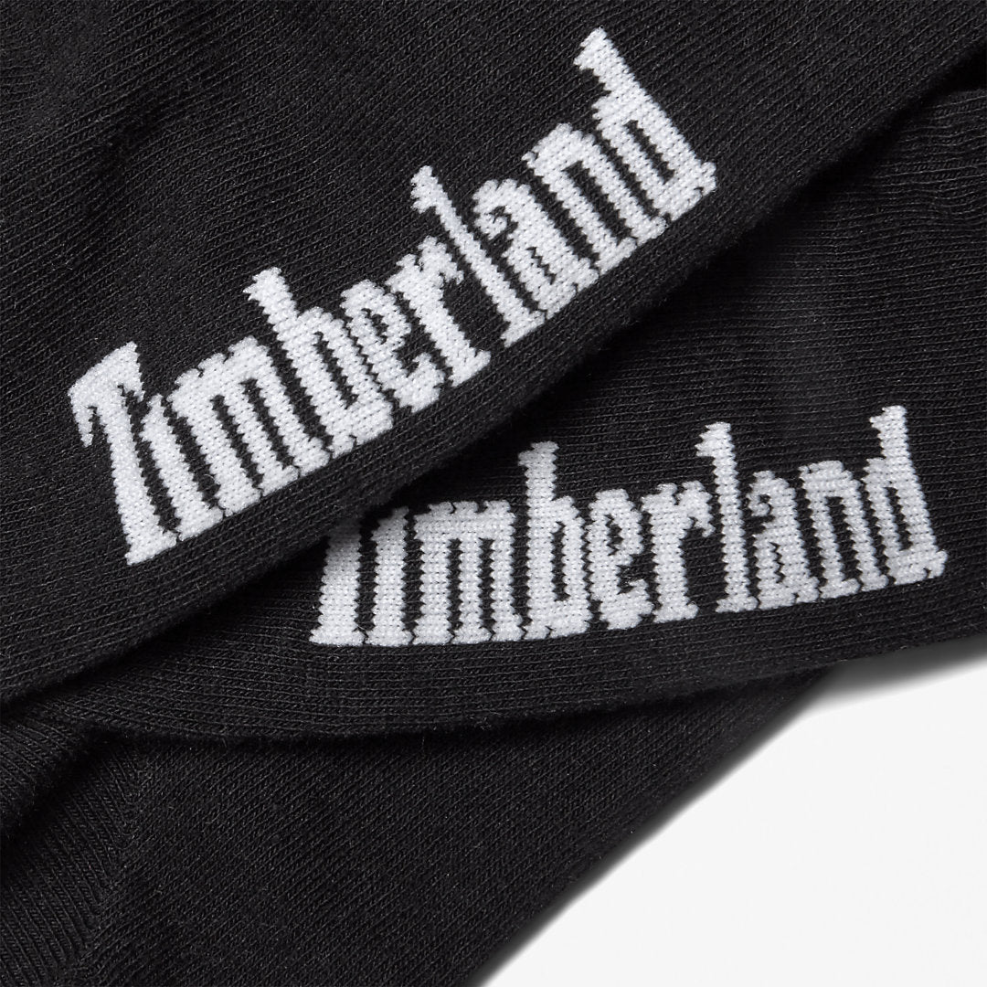 Three Pair Stratham Sock Liners for Men in Black Timberland Discount