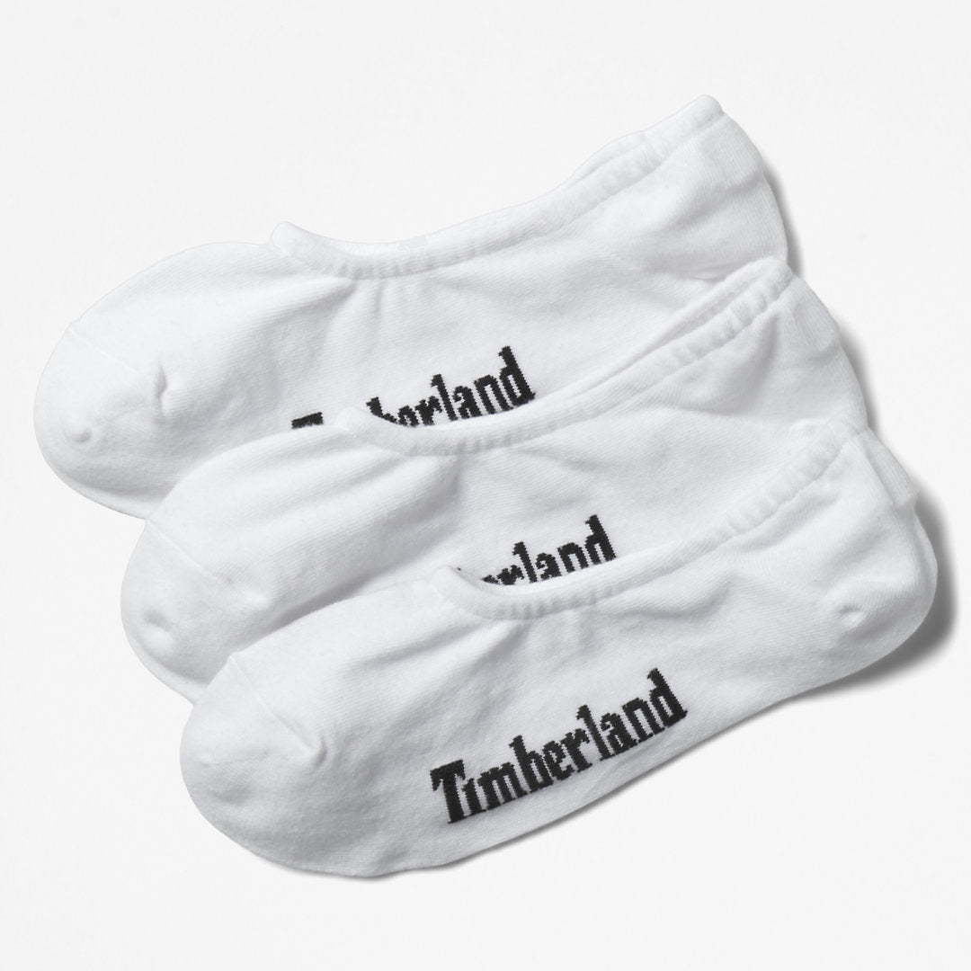 Stratham 3-Pack Liner Socks for Men in White Timberland Outlet