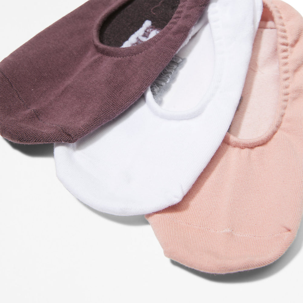 Stratham 3-Pack Anklet Socks for Women in Pink Timberland Discount