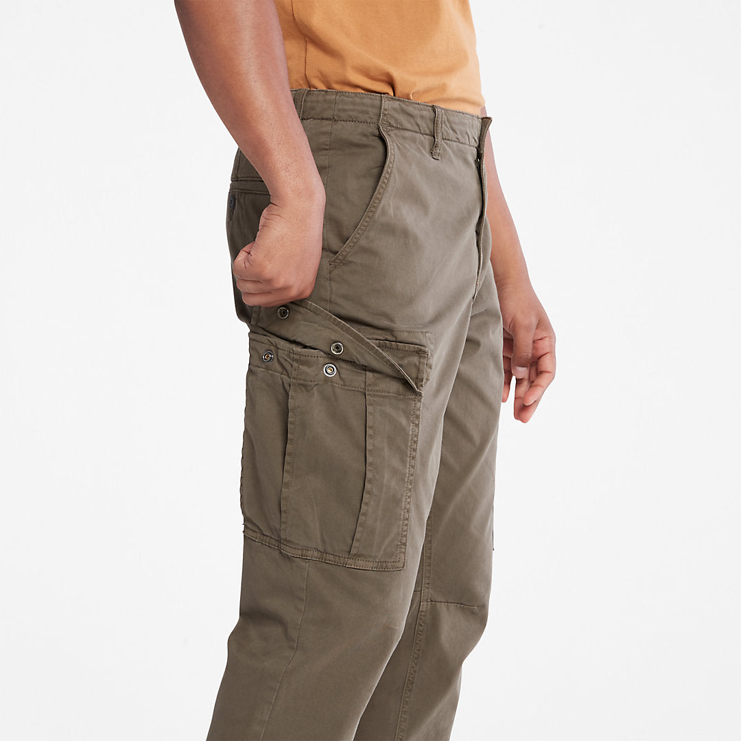 Core Twill Cargo Pants for Men in Dark Green Timberland Sale
