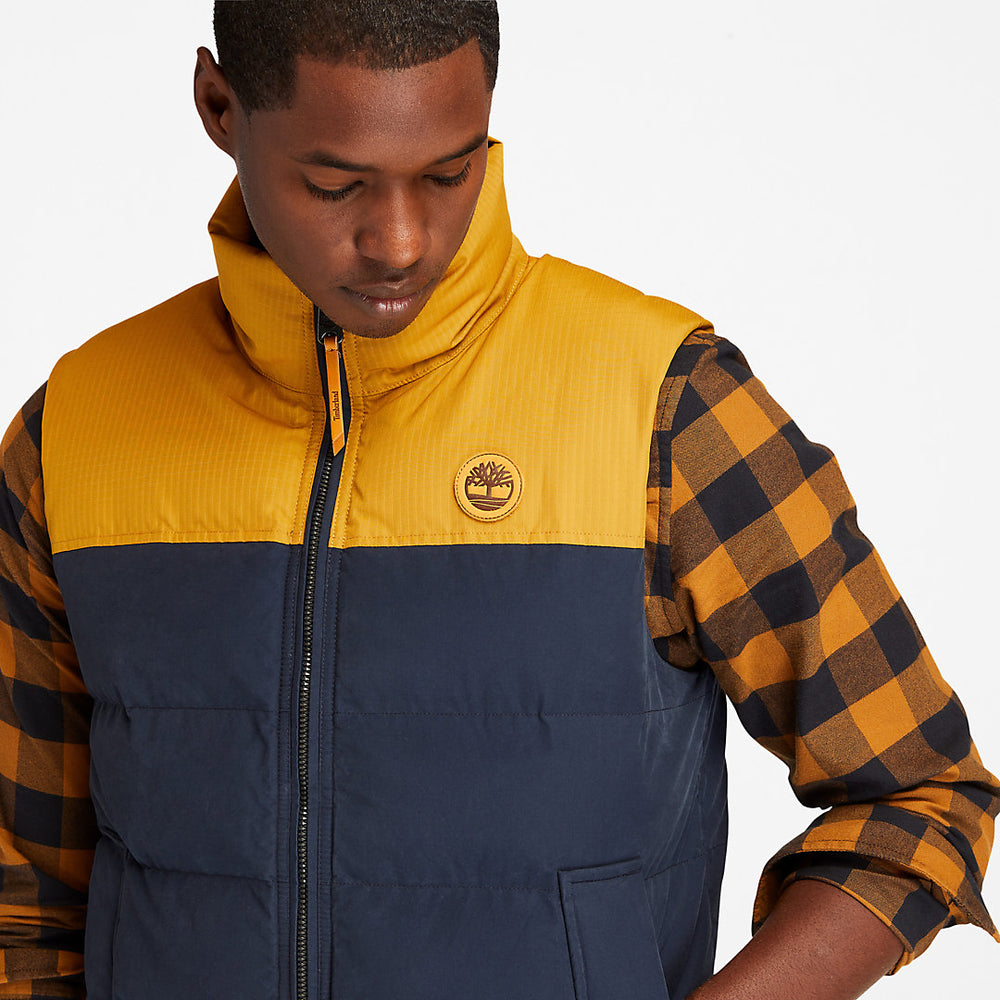 Welch Mountain Puffer Vest for Men in Navy Timberland Discount
