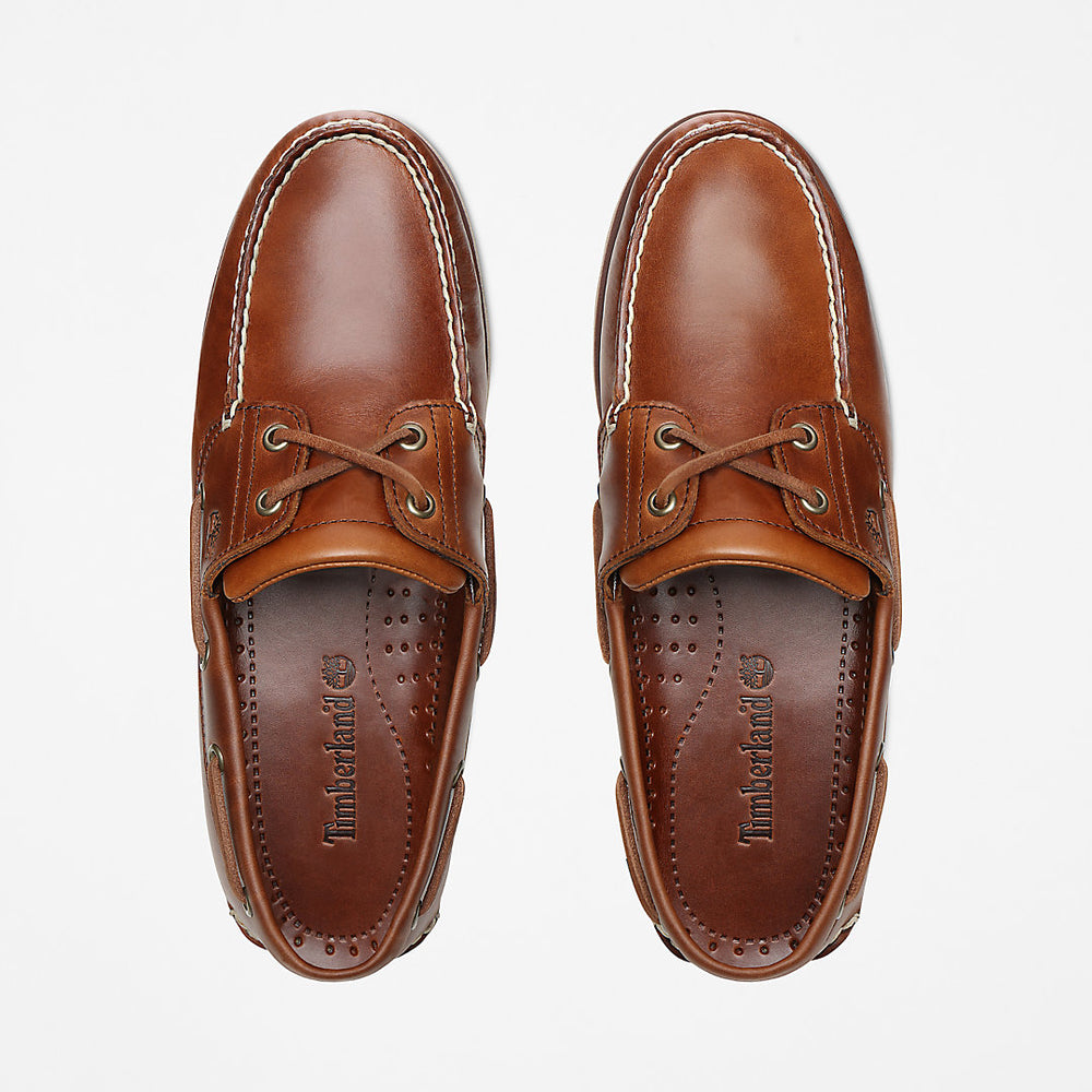 Classic Full-grain Boat Shoe for Men in Light Brown Timberland Online