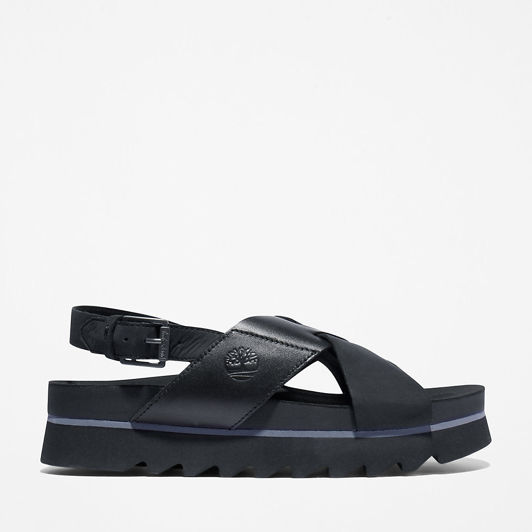 Santa Monica Sunrise Sandal for Women in Black Timberland For Sale