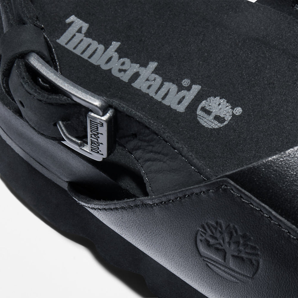 Santa Monica Sunrise Sandal for Women in Black Timberland For Sale