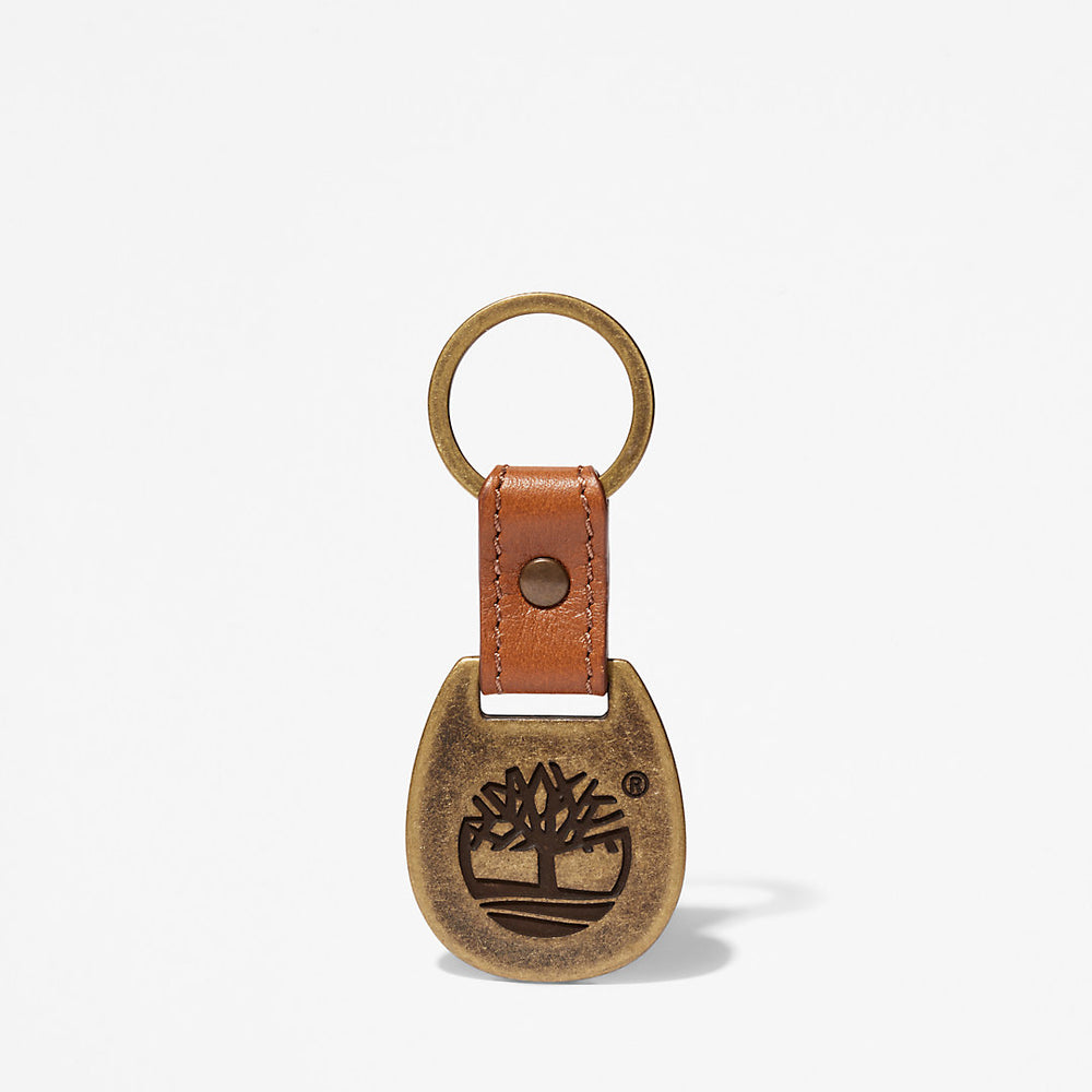Leather Card Holder & Keyring Gift Set in Brown Timberland Outlet