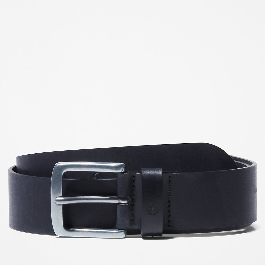 Casual Leather Belt for Men in Black Timberland Discount