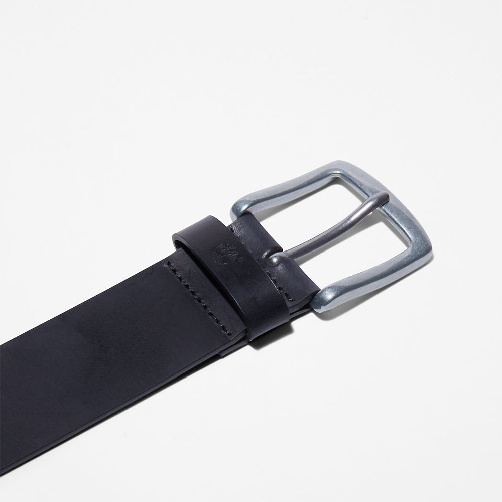 Casual Leather Belt for Men in Black Timberland Discount