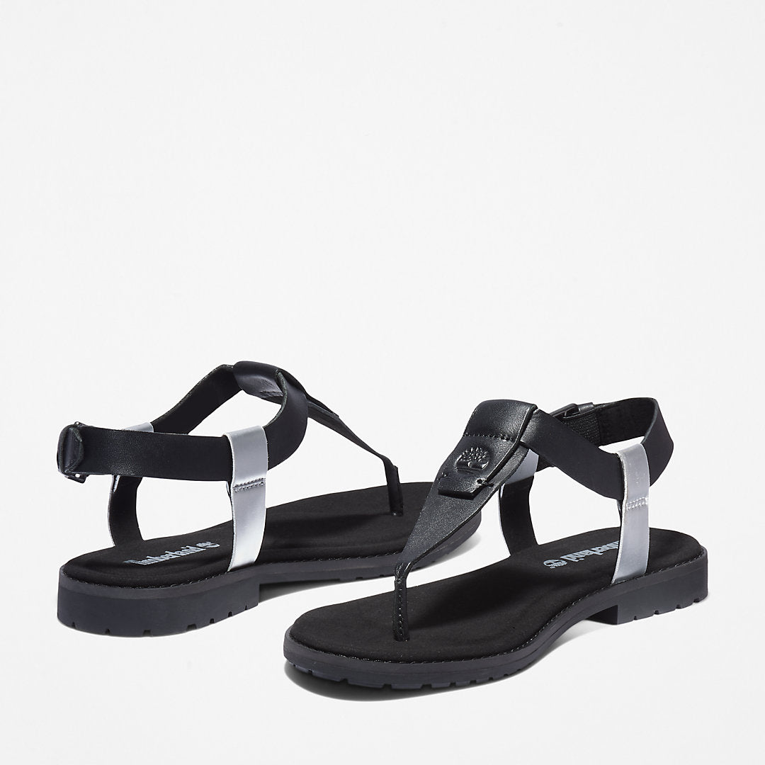 Chicago Riverside Thong Sandal for Women in Black Timberland Discount