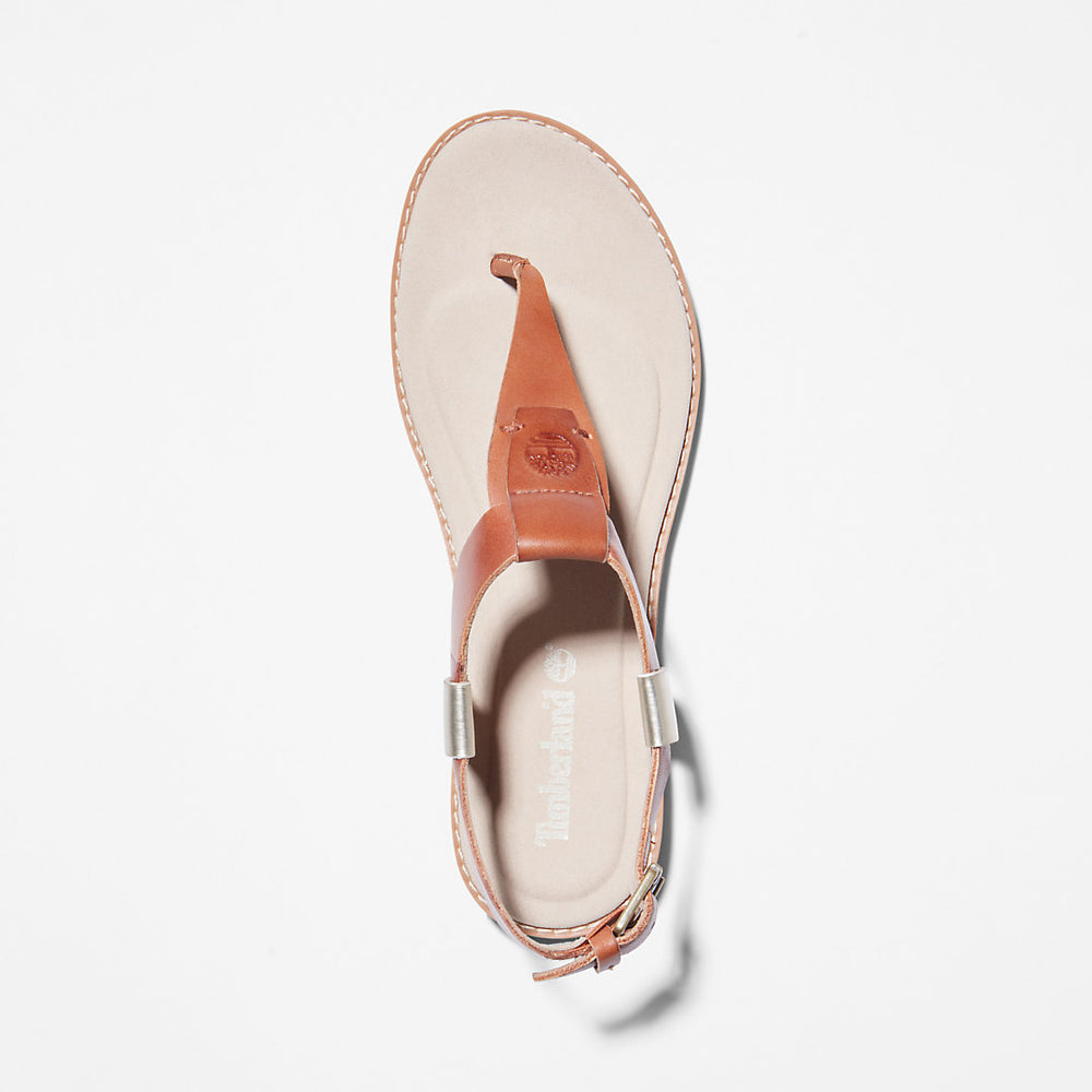 Chicago Riverside Thong Sandal for Women in Brown Timberland For Sale