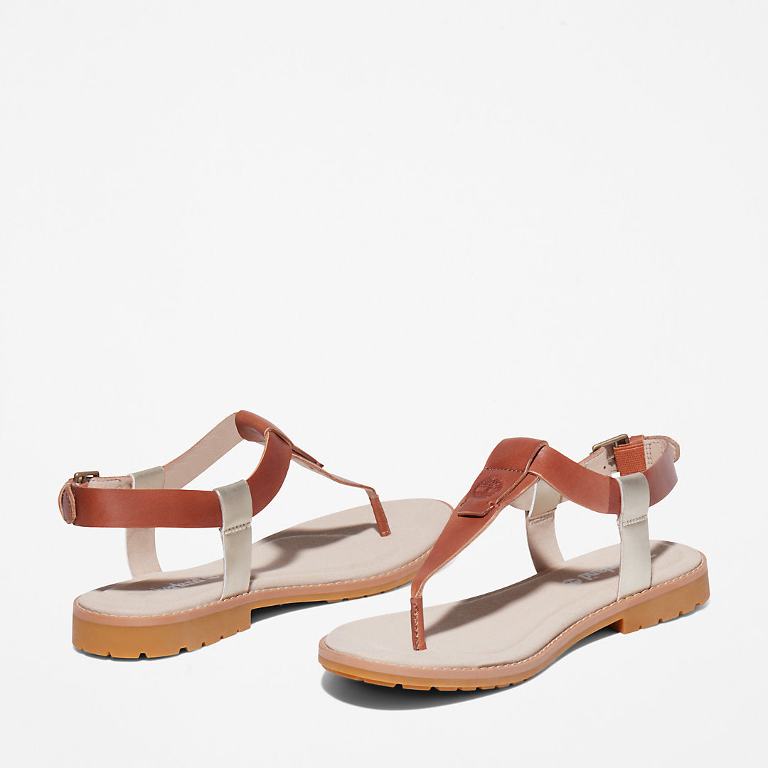 Chicago Riverside Thong Sandal for Women in Brown Timberland For Sale