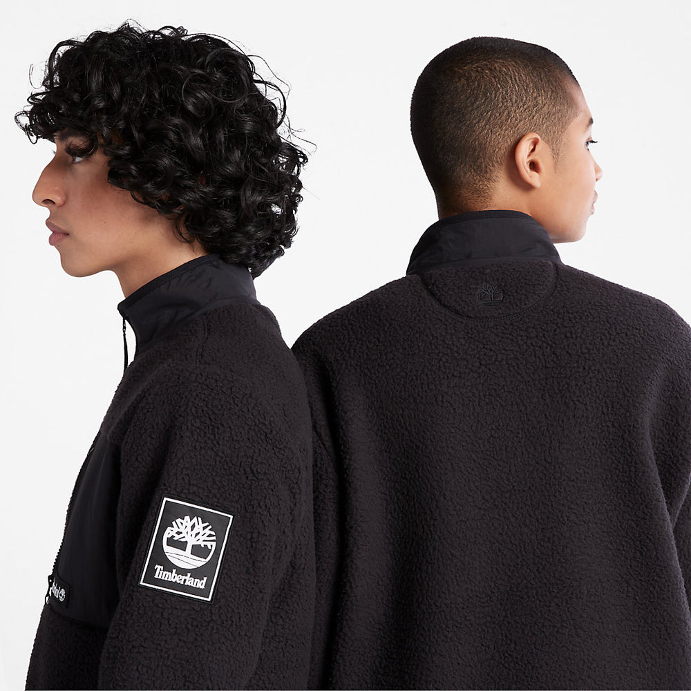 Outdoor Archive Fleece Jacket for Men in Black Timberland On Sale