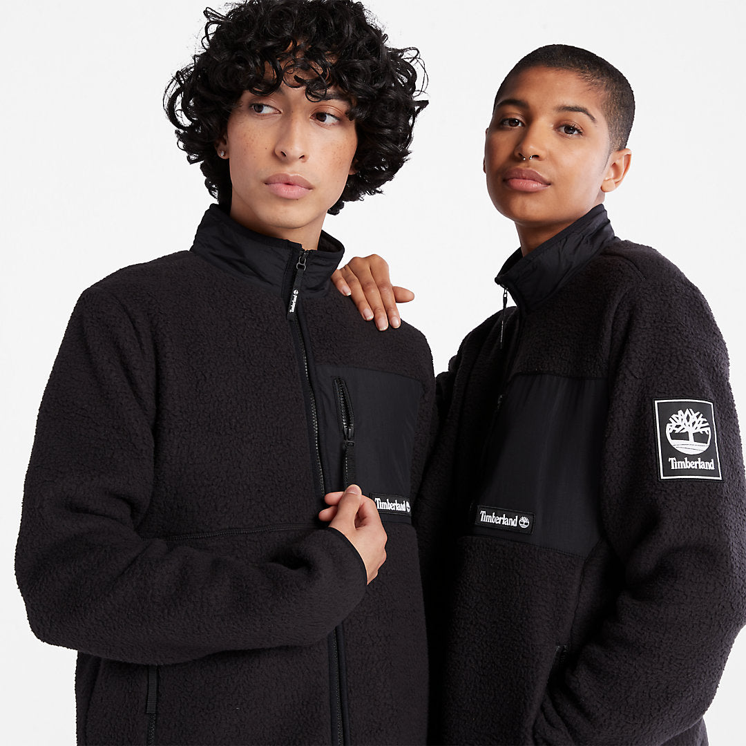 Outdoor Archive Fleece Jacket for Men in Black Timberland On Sale