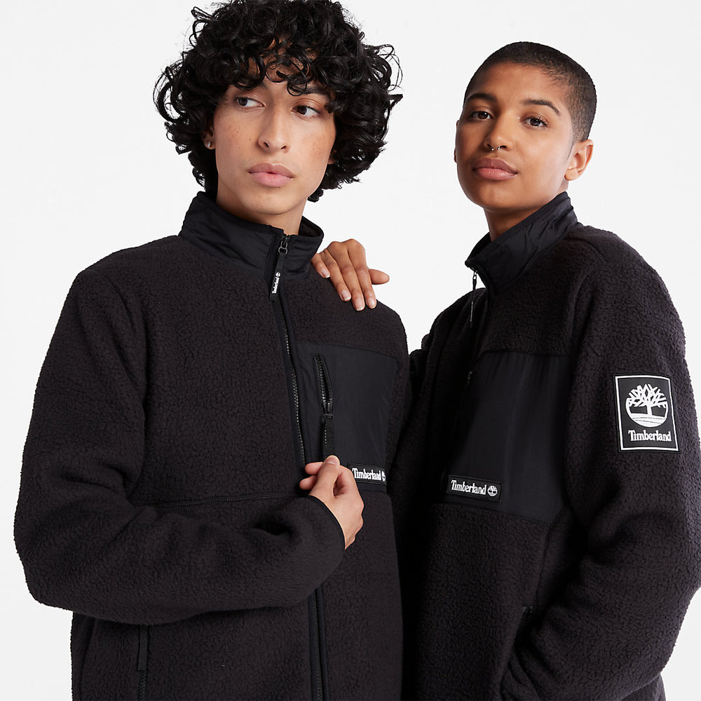 Outdoor Archive Fleece Jacket for Men in Black Timberland On Sale